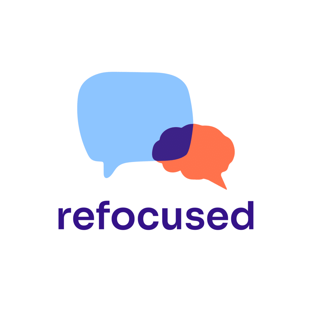Refocused Color Logo White Background image
